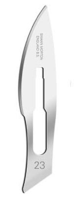 Surgical blade no 23, stainless steel