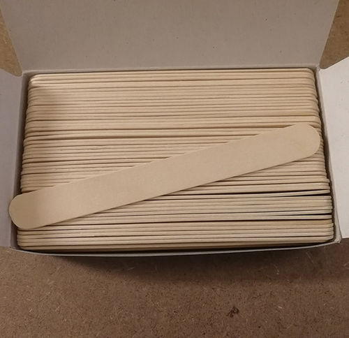 Wooden spatula 15 cm, 100 pcs